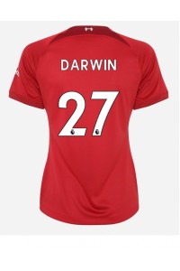 Liverpool Darwin Nunez #27 Fotballdrakt Hjemme Klær Dame 2022-23 Korte ermer